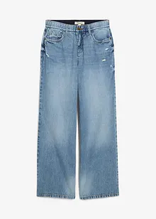 Jeans wide leg low stretch, vita media, bonprix Jeans wide leg low stretch, vita media, bonprix