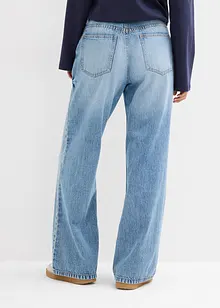 Jeans wide leg low stretch, vita media, bonprix Jeans wide leg low stretch, vita media, bonprix