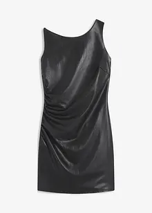 Miniabito in similpelle con spalle scoperte, bonprix Miniabito in similpelle con spalle scoperte, bonprix