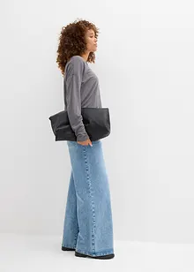 Top e maglia a maniche lunghe in jersey (set 2 pezzi), bonprix Top e maglia a maniche lunghe in jersey (set 2 pezzi), bonprix