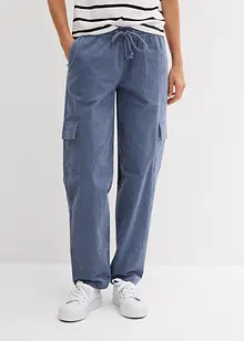 Pantaloni di velluto in barrel shape, bonprix Pantaloni di velluto in barrel shape, bonprix