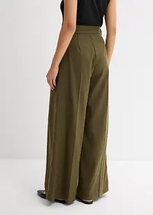 Pantaloni con fibbie ai lati in misto viscosa, bonprix Pantaloni con fibbie ai lati in misto viscosa, bonprix