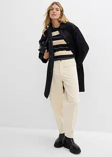 Pantaloni modello barrel in velluto a coste, bonprix Pantaloni modello barrel in velluto a coste, bonprix
