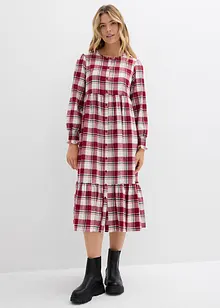 Abito midi in flanella, bonprix Abito midi in flanella, bonprix