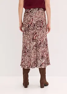 Gonna di satin operato, bonprix Gonna di satin operato, bonprix