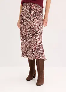 Gonna di satin operato, bonprix Gonna di satin operato, bonprix