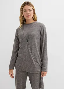 Cardigan incrociato effetto maglia, bonprix Cardigan incrociato effetto maglia, bonprix