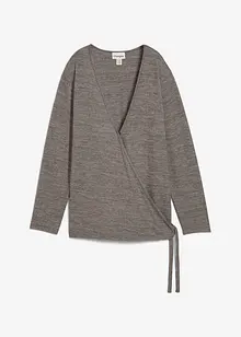 Cardigan incrociato effetto maglia, bonprix Cardigan incrociato effetto maglia, bonprix