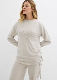 Cardigan incrociato effetto maglia, bonprix Cardigan incrociato effetto maglia, bonprix