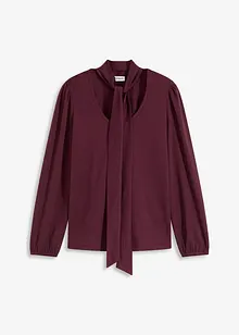 Maglia strutturata con fiocco staccabile, bonprix Maglia strutturata con fiocco staccabile, bonprix