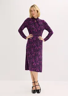 Abito midi con colletto dritto, bonprix Abito midi con colletto dritto, bonprix