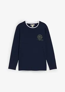 Maglia a maniche lunghe con effetto 2 in 1, bonprix Maglia a maniche lunghe con effetto 2 in 1, bonprix