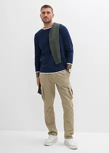 Maglia a maniche lunghe con effetto 2 in 1, bonprix Maglia a maniche lunghe con effetto 2 in 1, bonprix