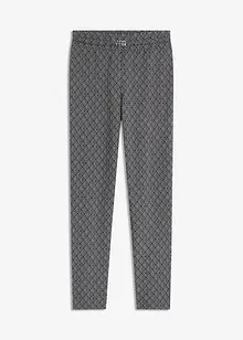 Pantaloni jacquard con elastico in vita e fibbia, bonprix Pantaloni jacquard con elastico in vita e fibbia, bonprix