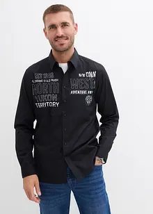 Camicia a maniche lunghe in puro cotone, bonprix Camicia a maniche lunghe in puro cotone, bonprix