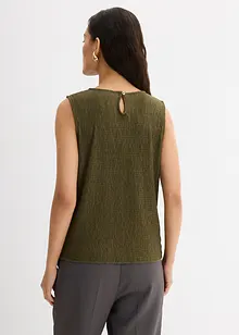 Top in crinkle operato, bonprix Top in crinkle operato, bonprix