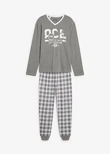Pigiama con cotone e maniche lunghe, bonprix Pigiama con cotone e maniche lunghe, bonprix