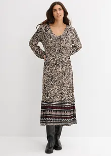 Abito lungo in morbido misto viscosa ed elastan, bonprix Abito lungo in morbido misto viscosa ed elastan, bonprix