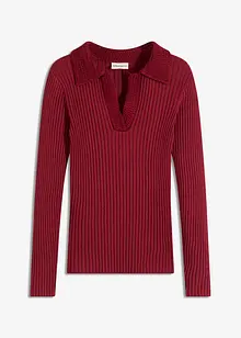 Maglia in filato fine con colletto raffinato, bonprix Maglia in filato fine con colletto raffinato, bonprix