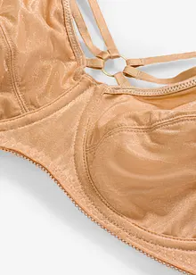 Reggiseno minimizer con materiale lucido, bonprix Reggiseno minimizer con materiale lucido, bonprix