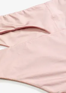 Perizoma a vita alta con effetto lucido (pacco da 2), bonprix Perizoma a vita alta con effetto lucido (pacco da 2), bonprix