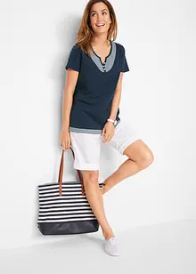 Maglia 2 in 1 a maniche corte, bonprix Maglia 2 in 1 a maniche corte, bonprix