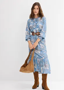 Abito lungo in misto viscosa fine, bonprix Abito lungo in misto viscosa fine, bonprix