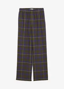 Pantaloni in flanella di cotone biologico, bonprix Pantaloni in flanella di cotone biologico, bonprix