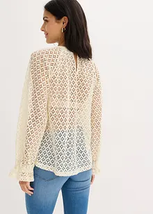 Maglia in pizzo di misto cotone, bonprix Maglia in pizzo di misto cotone, bonprix