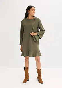 Abito corto con volant in punto di Roma, bonprix Abito corto con volant in punto di Roma, bonprix