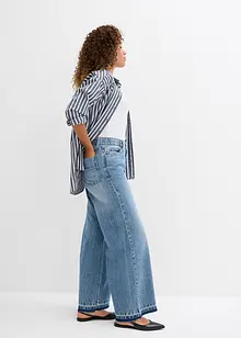 Jeans cropped wide leg, vita alta, bonprix Jeans cropped wide leg, vita alta, bonprix