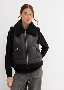 Gilet in similpelle, bonprix Gilet in similpelle, bonprix