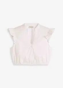 Camicetta bavarese con colletto a listino e maniche a ruches, bonprix Camicetta bavarese con colletto a listino e maniche a ruches, bonprix