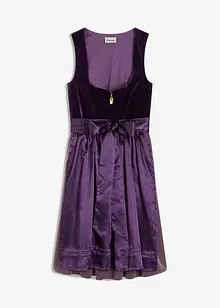 Abito bavarese midi con velluto (set 2 pezzi), bonprix Abito bavarese midi con velluto (set 2 pezzi), bonprix