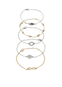 Braccialetti (set 5 pezzi), bonprix Braccialetti (set 5 pezzi), bonprix