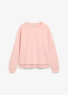 Felpa con inserto in pizzo, bonprix Felpa con inserto in pizzo, bonprix