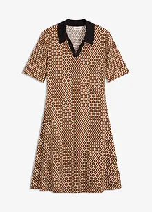 Abito midi con colletto stile polo, bonprix Abito midi con colletto stile polo, bonprix
