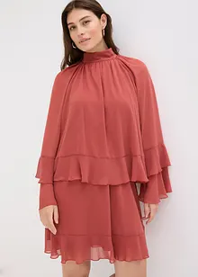 Abito di chiffon con volant, bonprix Abito di chiffon con volant, bonprix
