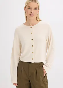 Cardigan in maglia fine a coste, bonprix Cardigan in maglia fine a coste, bonprix