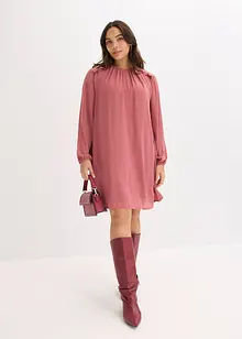 Miniabito in chiffon con ruches, bonprix Miniabito in chiffon con ruches, bonprix