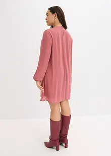 Miniabito in chiffon con ruches, bonprix Miniabito in chiffon con ruches, bonprix