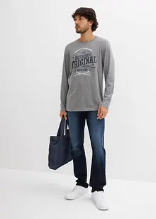 Maglia a maniche lunghe in puro cotone biologico (pacco da 2), bonprix Maglia a maniche lunghe in puro cotone biologico (pacco da 2), bonprix