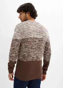 Maglione dalla linea comfort in filato fine misto cotone, bonprix Maglione dalla linea comfort in filato fine misto cotone, bonprix