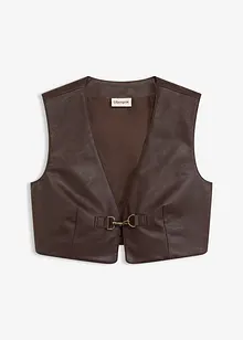 Gilet in similpelle effetto usato, bonprix Gilet in similpelle effetto usato, bonprix
