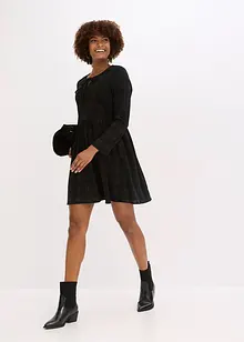 Abito corto a quadri in velluto a coste, bonprix Abito corto a quadri in velluto a coste, bonprix