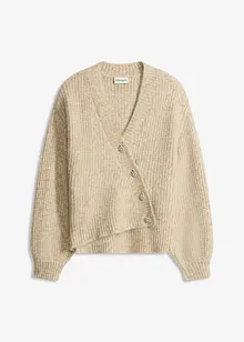 Cardigan in filato grosso di misto lana morbido, bonprix Cardigan in filato grosso di misto lana morbido, bonprix