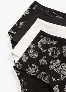Culotte a vita alta con cotone biologico (pacco da 4), bonprix Culotte a vita alta con cotone biologico (pacco da 4), bonprix