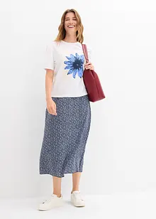 Gonna midi in viscosa fluente, bonprix Gonna midi in viscosa fluente, bonprix