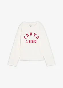 Maglia a maniche lunghe in puro cotone, bonprix Maglia a maniche lunghe in puro cotone, bonprix