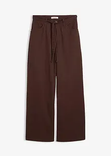 Pantaloni in twill di puro cotone, bonprix Pantaloni in twill di puro cotone, bonprix